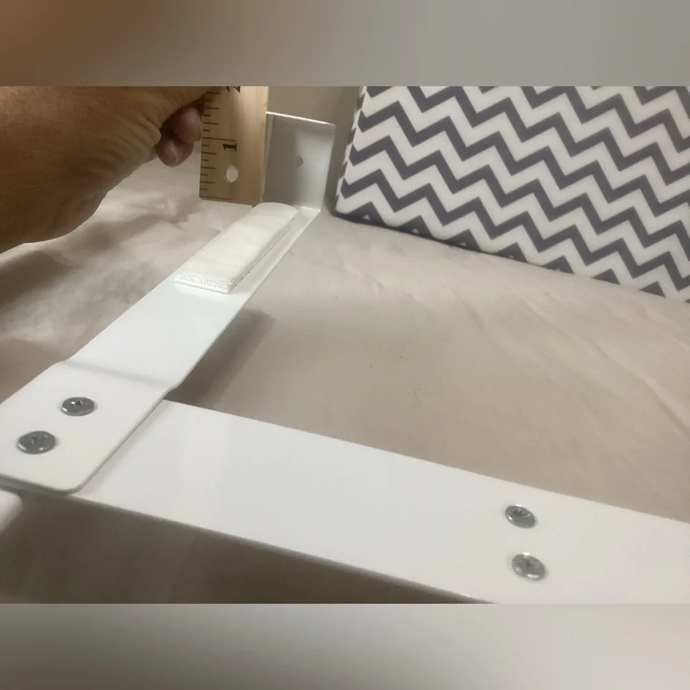 White Over-the-Door Hook Rack